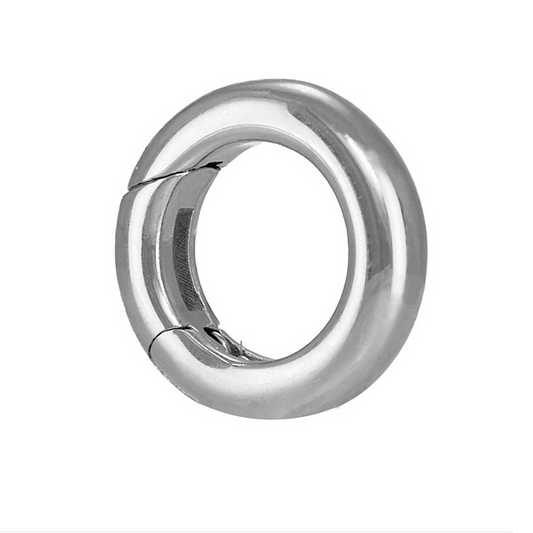 Fermoir invisible Fil rond Or Gris Rhodié 750 milliémes