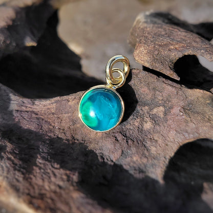 Chrysocolle Or jaune 750 et Argent 925 millièmes