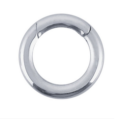 Fermoir invisible Fil rond Or Gris Rhodié 750 milliémes