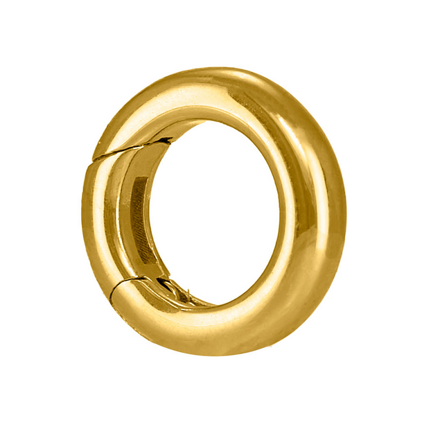 Fermoir invisible  Fil rond Or jaune 750 millième