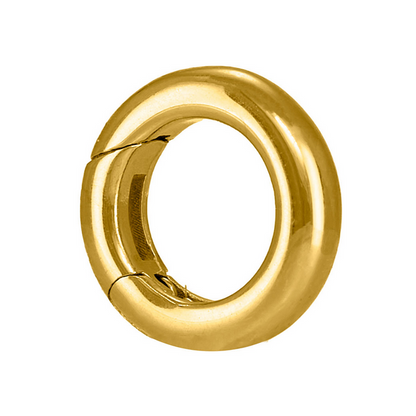 Fermoir invisible  Fil rond Or jaune 750 millième