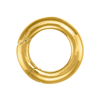 Fermoir invisible  Fil rond Or jaune 750 millième