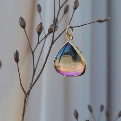 Tourmaline Or jaune 750 et Argent 925 millièmes